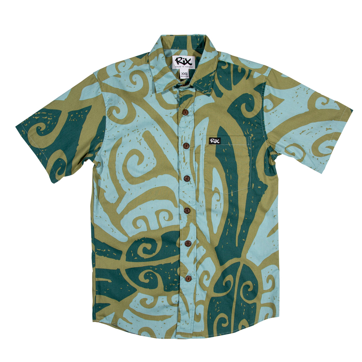 WAI'AU Slim Fit Hawaiian Shirt