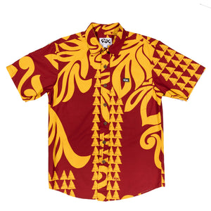 HALAU Slim Fit Hawaiian Shirt