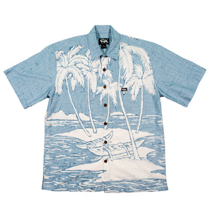 CANOE PALMS Classic Fit Hawaiian Shirt