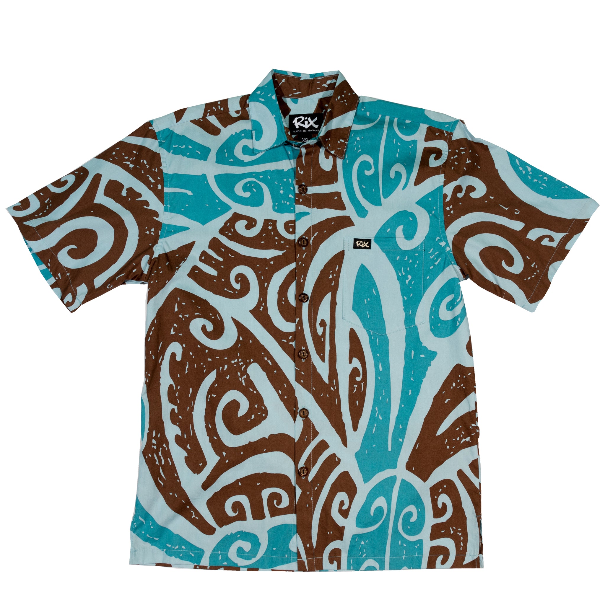 WAI'AU Classic Fit Hawaiian Shirt - Rix Island Wear