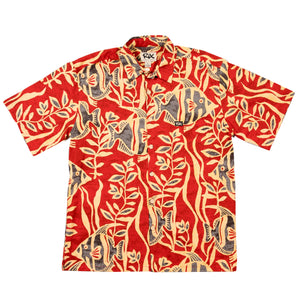 KIHIKIHI LINEN Classic Fit Hawaiian Shirt