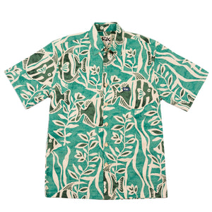 KIHIKIHI LINEN Classic Fit Hawaiian Shirt