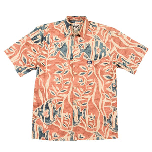 KIHIKIHI LINEN Classic Fit Hawaiian Shirt