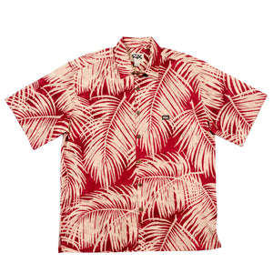 PALM LINEN Classic Fit Hawaiian Shirt