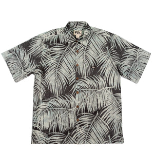 PALM LINEN Classic Fit Hawaiian Shirt