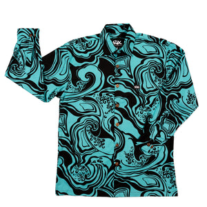 WAIMEA Long Sleeve Hawaiian Shirt