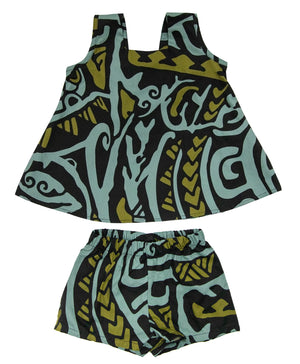 PAHOEHOE Seafoam Girls Set
